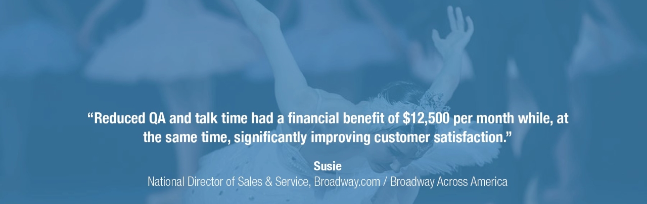 Quotation from the DVSAnalytics case study: Broadway.com and Broadway Across America