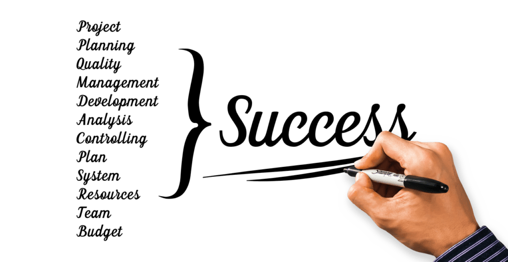 List of requirements for project success